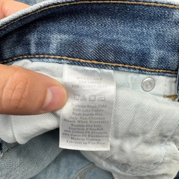 Everlane The Skinny Jean Raw Hem 29 - Picture 5 of 10